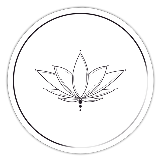 Tough Lotus Logo - white glossy